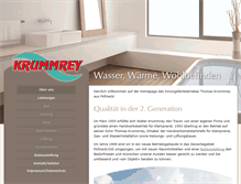 Tablet Screenshot of krummrey.com